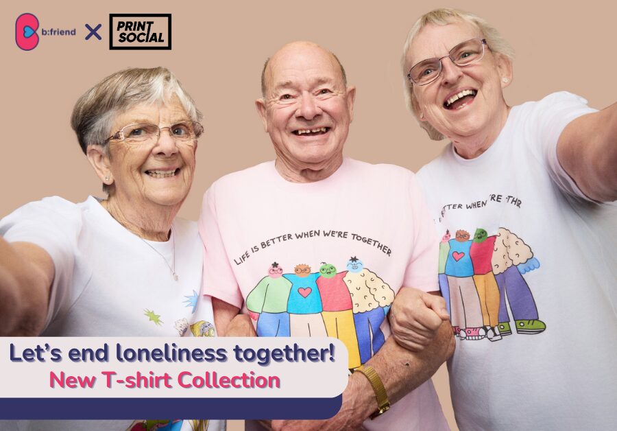 New Charity T-shirt collection to tackle loneliness