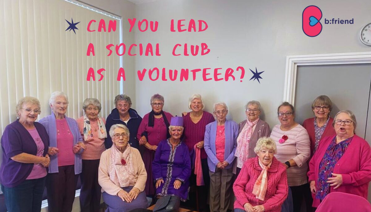 Have fun & make a difference! Volunteer as a Social Club Leader