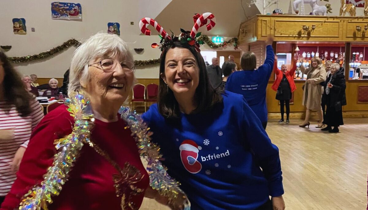 b:friend Christmas Party: Bringing 200 older adults together to tackle loneliness 